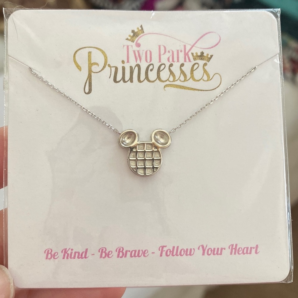 Mickey Mouse Waffle Necklace by TwoParkPrincesses